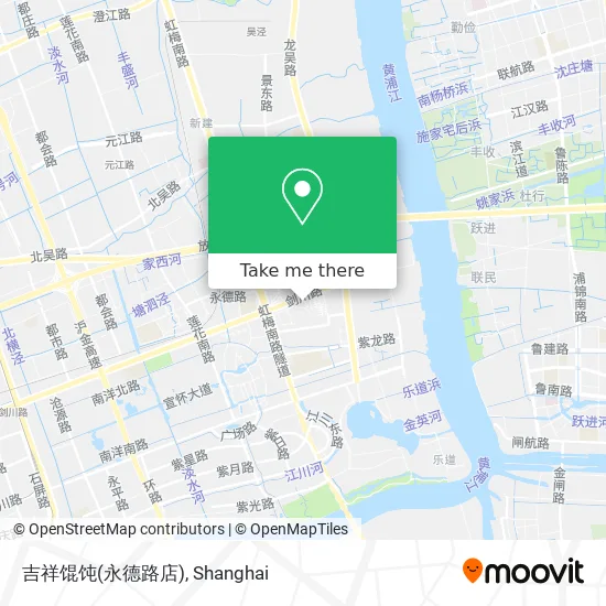 吉祥馄饨(永德路店) map