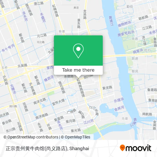 正宗贵州黄牛肉馆(尚义路店) map