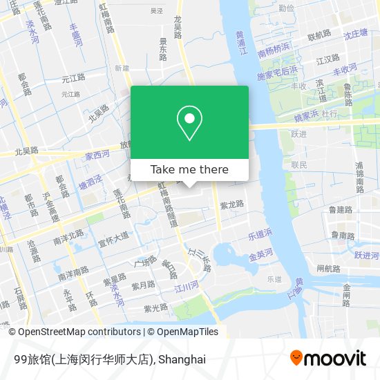 99旅馆(上海闵行华师大店) map