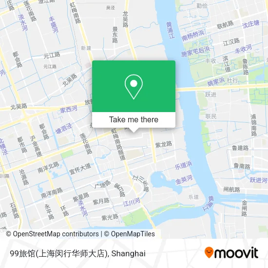 99旅馆(上海闵行华师大店) map