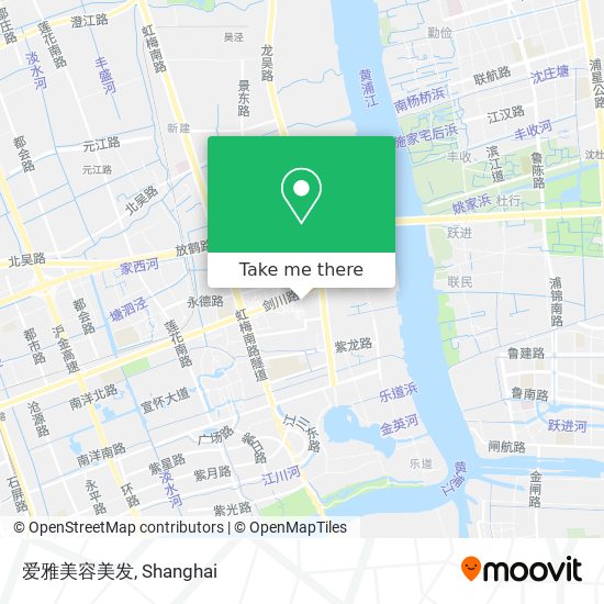 爱雅美容美发 map