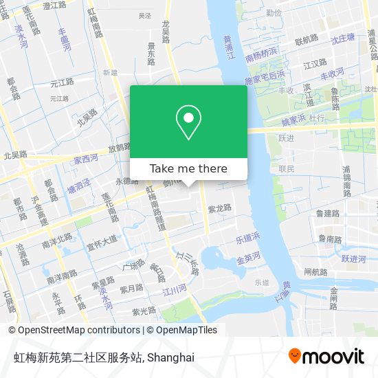 虹梅新苑第二社区服务站 map