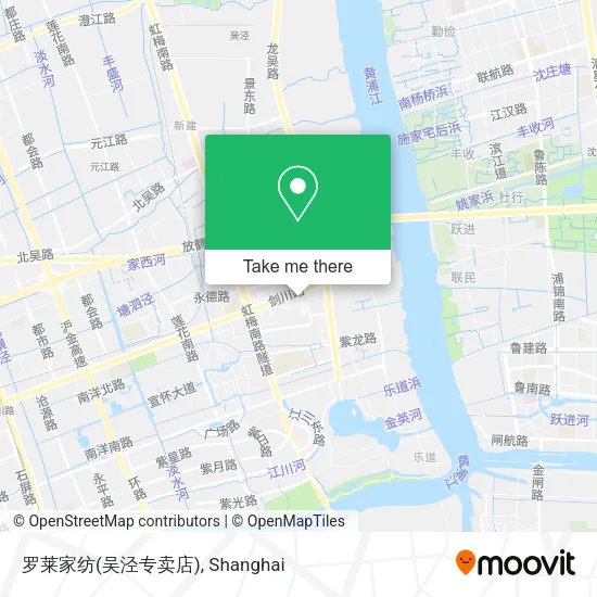 罗莱家纺(吴泾专卖店) map