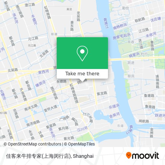 佳客来牛排专家(上海闵行店) map