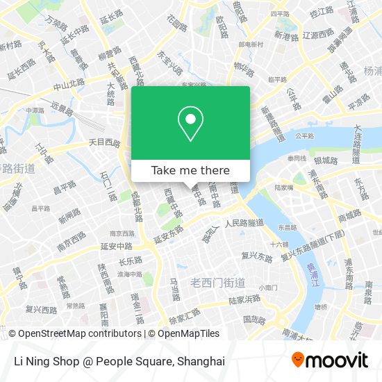 Li Ning Shop @ People Square map