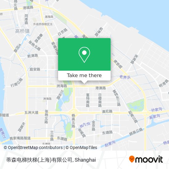 蒂森电梯扶梯(上海)有限公司 map