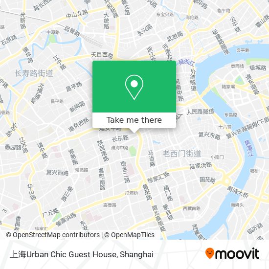 上海Urban Chic Guest House map