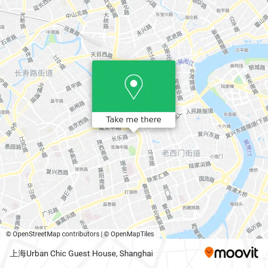 上海Urban Chic Guest House map
