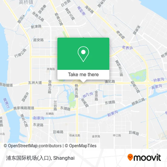 浦东国际机场(入口) map