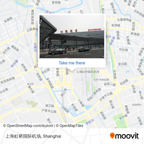 上海虹桥国际机场 map