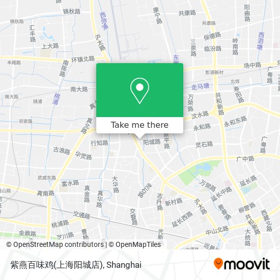 紫燕百味鸡(上海阳城店) map