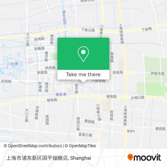 上海市浦东新区国平烟糖店 map