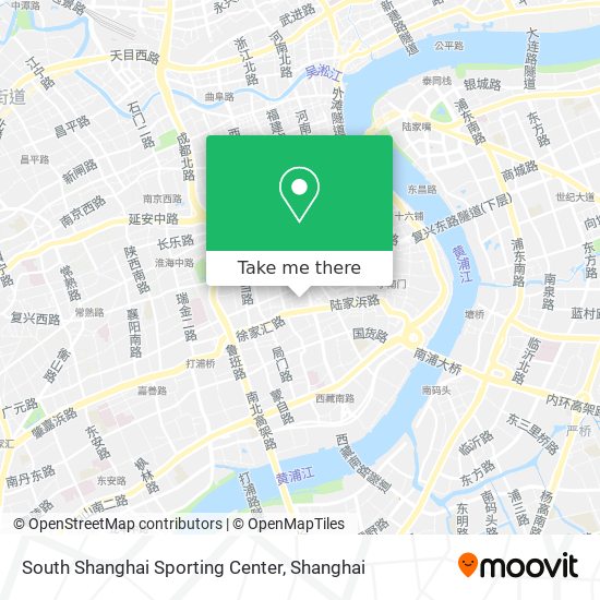 South Shanghai Sporting Center map