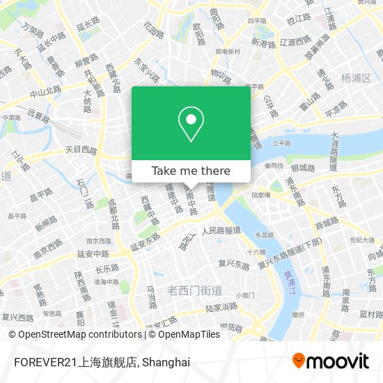 FOREVER21上海旗舰店 map