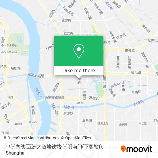 申崇六线(五洲大道地铁站-崇明南门(下客站)) map