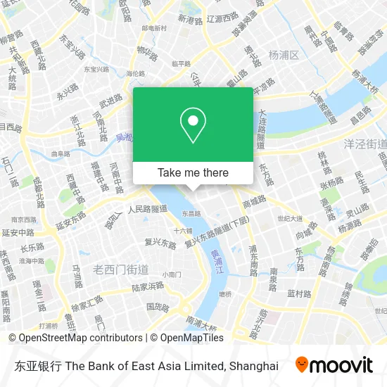 东亚银行 The Bank of East Asia Limited map