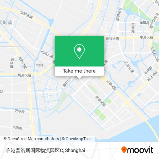 临港普洛斯国际物流园区C map