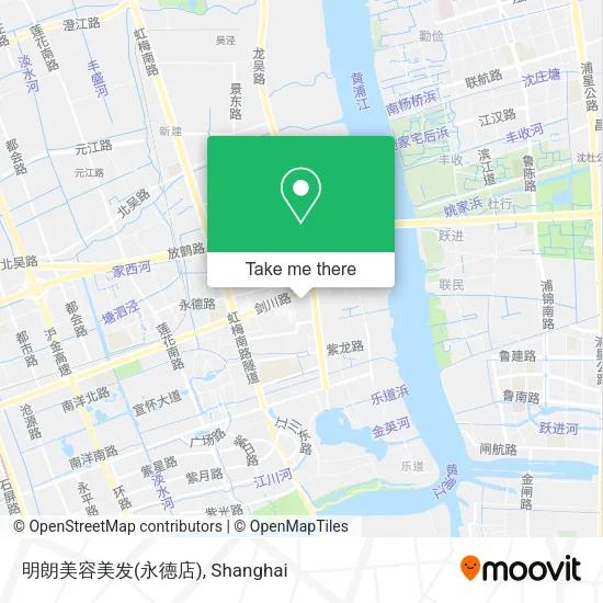 明朗美容美发(永德店) map