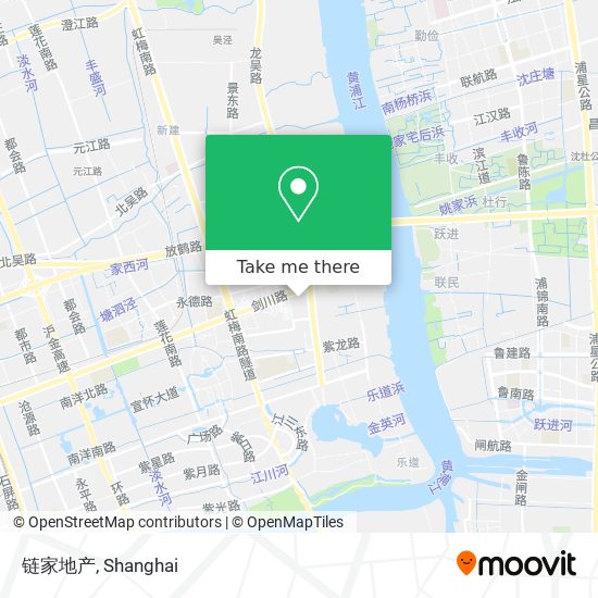 链家地产 map