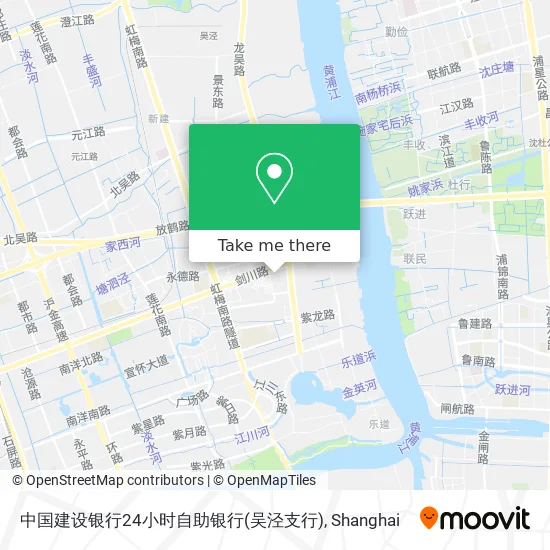 中国建设银行24小时自助银行(吴泾支行) map