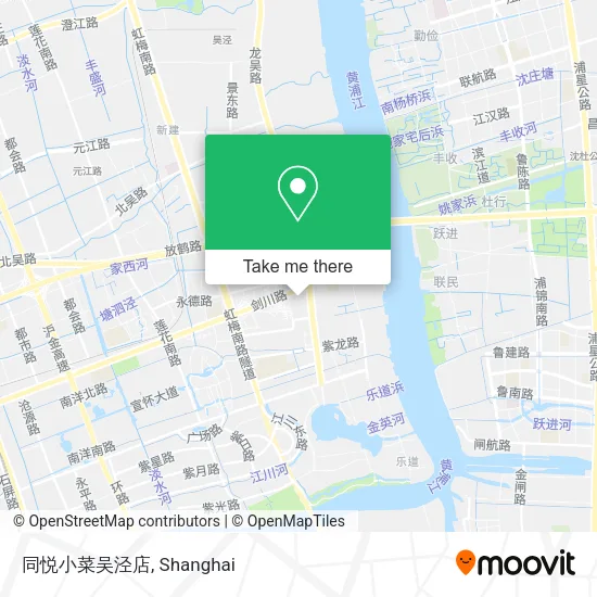 同悦小菜吴泾店 map