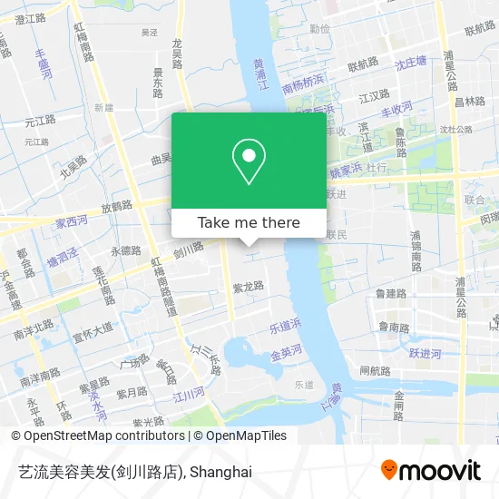 艺流美容美发(剑川路店) map