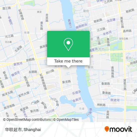 华联超市 map