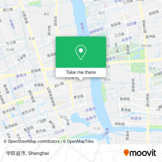 华联超市 map