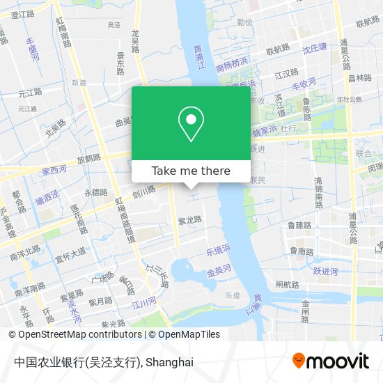 中国农业银行(吴泾支行) map