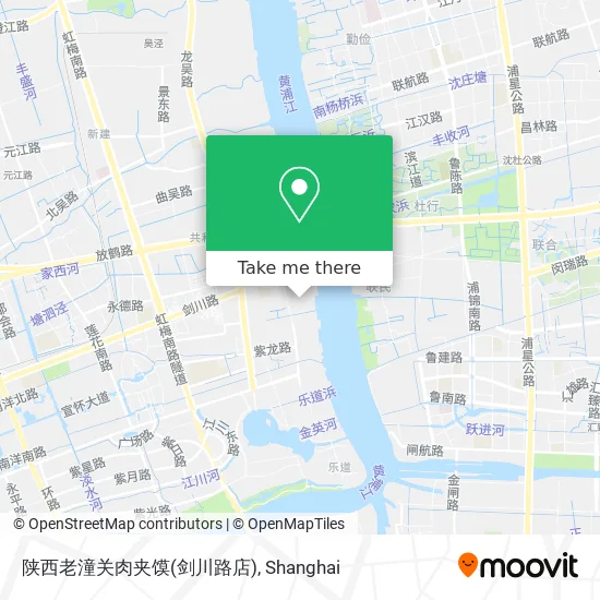 陕西老潼关肉夹馍(剑川路店) map