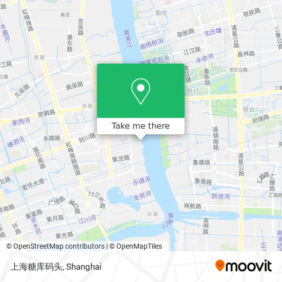 上海糖库码头 map