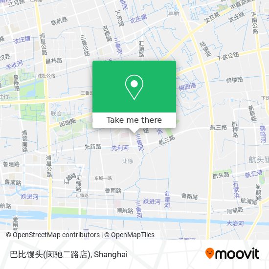 巴比馒头(闵驰二路店) map