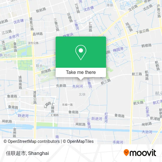 佳联超市 map