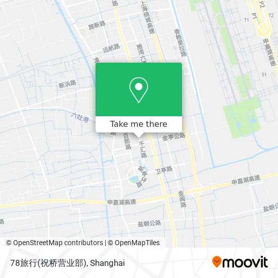 78旅行(祝桥营业部) map