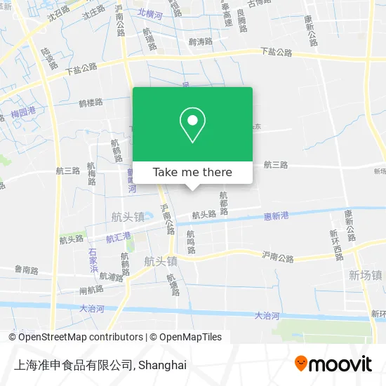 上海准申食品有限公司 map
