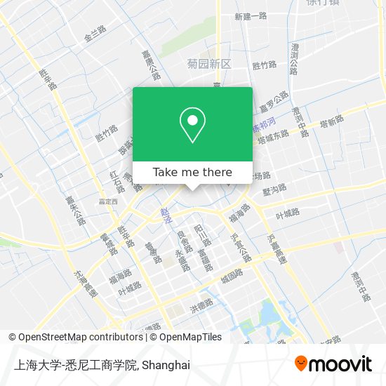 上海大学-悉尼工商学院 map