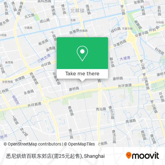 悉尼烘焙百联东郊店(需25元起售) map