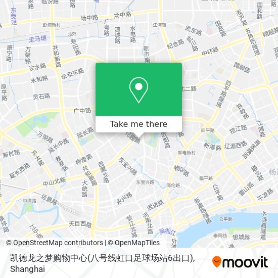 凯德龙之梦购物中心(八号线虹口足球场站6出口) map