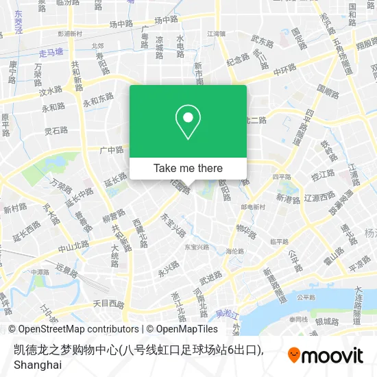 凯德龙之梦购物中心(八号线虹口足球场站6出口) map