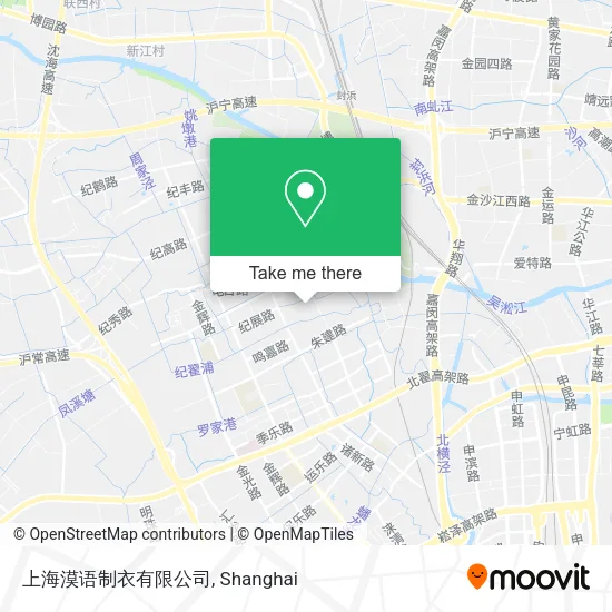 上海漠语制衣有限公司 map