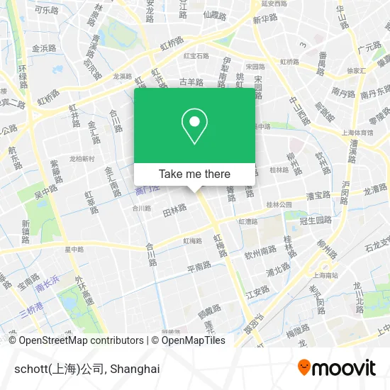 schott(上海)公司 map