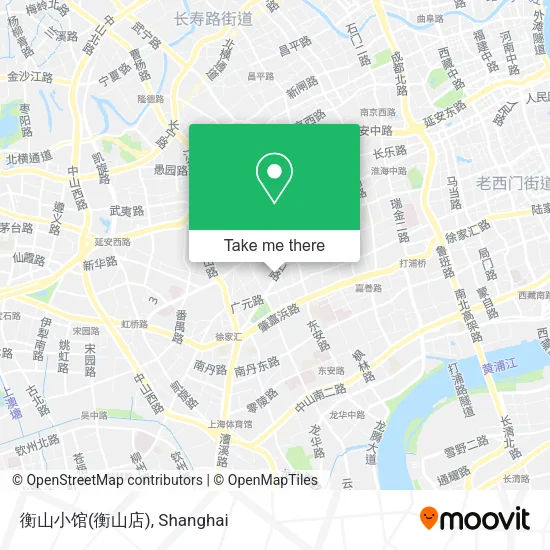 衡山小馆(衡山店) map