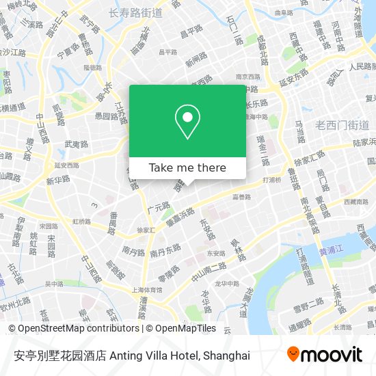 安亭別墅花园酒店 Anting Villa Hotel map