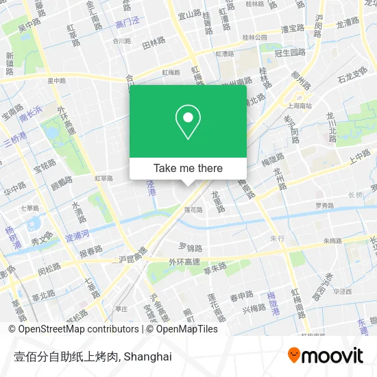 壹佰分自助纸上烤肉 map
