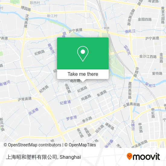 上海昭和塑料有限公司 map
