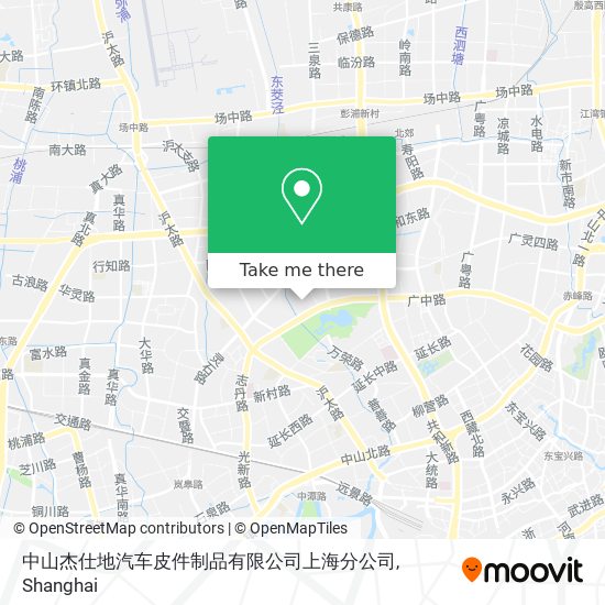 中山杰仕地汽车皮件制品有限公司上海分公司 map