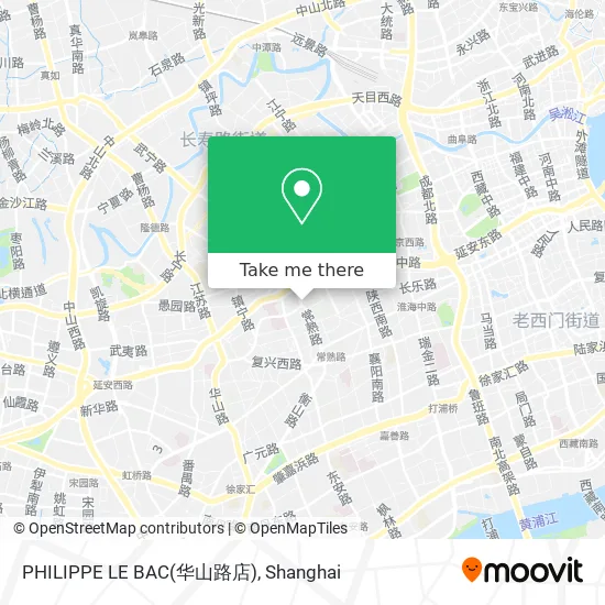 PHILIPPE LE BAC(华山路店) map