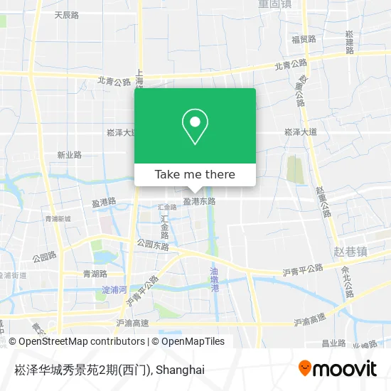 崧泽华城秀景苑2期(西门) map