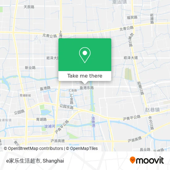 e家乐生活超市 map