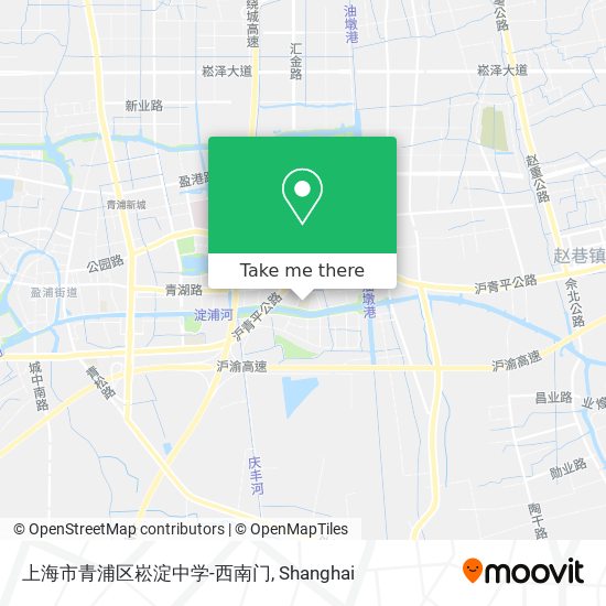 上海市青浦区崧淀中学-西南门 map
